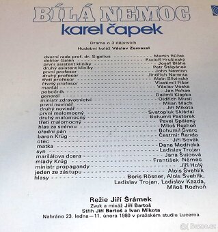 3X LP - Bílá nemoc / Hrušinský, Růžek, Bláha - 3