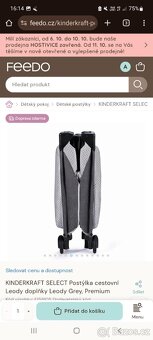 Dětská postýlka+matrace, cestovní postýlka+m, plyš. housenka - 3