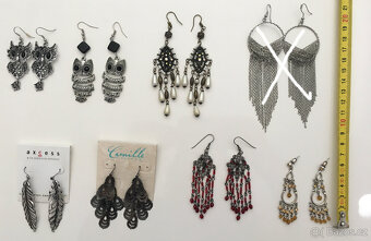 Bižuterie - náušnice 8 ks - 3