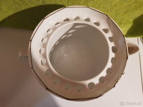 Porcelánová drátovaná nádoba. Czechoslovakia - 3