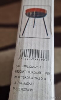 Kulatý zahradní gril / NOVÝ - 3