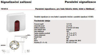 esser (Honeywell) 781814 optická signalizace - 7ks - 3