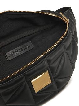 KARL LAGERFELD Ledvinka kožená KUILT BUMBAG - 3
