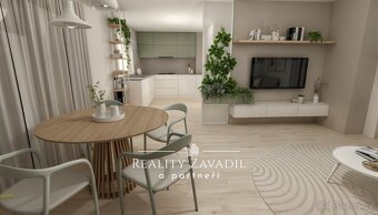 Prodej bytu 2+1 s garáží a zahradou, Platěnice, Moravany - 3
