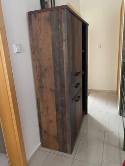 Rustikální skříň / regál v industriálním stylu - 3