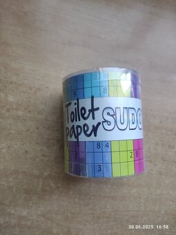 Sudoku toaletní papír - 3