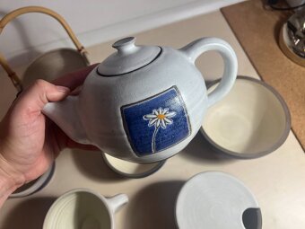 Cajovy servis Kopretina, rucni vyroba - 3