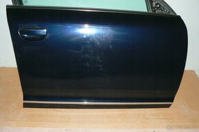 Pravé přední dvěře Audi A6 C6 4F Sline Facelift modré - 3