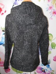 Černo šedá softshellová bunda s kapucí vel.38 - 3