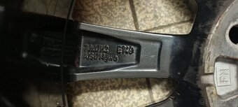 Prodám originál ALU černé TRIUS - 3