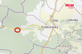 Prodej lesa, 1547 m², Jesenice - 3