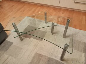Skleněný konferenční stolek - 3