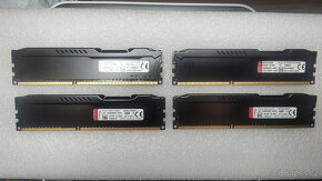 2X HyperX Fury Black 8GB (2x4GB) DDR3 1866 CL10 - 3
