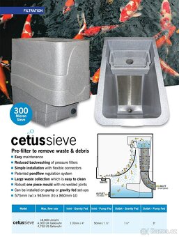 Jezírkový předfiltr CETUS - 3