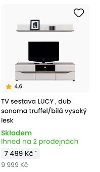 Obývací stěna LUCY (4ks nábytku) - 3