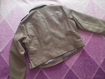 Béžová biker bunda vel. XXL - N.O.V.Á s visačkou - 3
