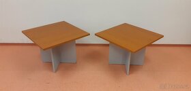 čtvercový stolek klubový/kávový/čajový/odkládací - 3