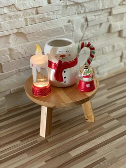 Prodám nový vánoční nepoužívaný hrnek + svítící LED dekorace - 3