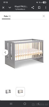 Dětská postýlka s matrací - 3