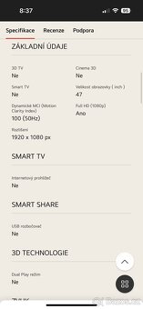 Televize 47" LG 47LB561V - 3