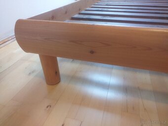 Postel manželská 180x200 dřevěné - 3