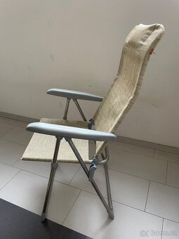 2 NOVE polohovací zahradní židle - 3