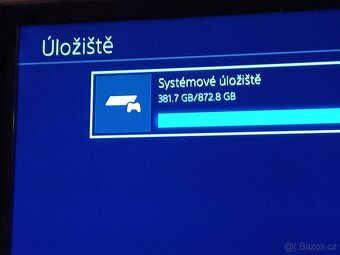 PS4 Slim 1TB + 6 her na CD + ovladač a větrák | Kompletní he - 3