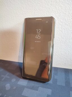 Zrcadlový kryt pro Samsung Galaxy Note 9+ (čer./zl./fia.) - 3