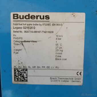 Kotel buderus G211 - 3