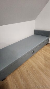 Čalouněná postel 80x195 s úložným prostorem - 3