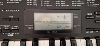 Casio CTK-3500 – digitální klávesy - 3