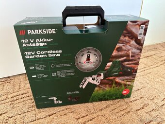 Aku pilka na větve Parkside | +BATERIE, NABÍJEČKA - 3