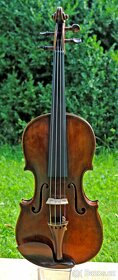 Mistrovské celé starožitné housle z 18 století, nádherný kus - 3