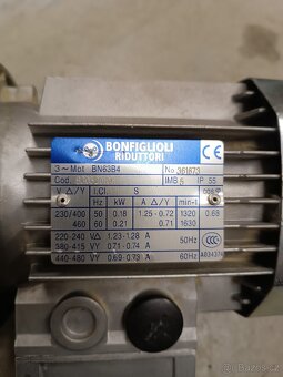 Elektromotor s převodovkou 55ot/min - 3