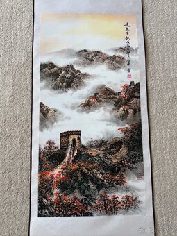 Tradiční čínský svitkový obraz, 40x120 - 3