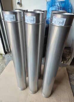 Komín nerezový průměr 130mm, NOVÝ - 3
