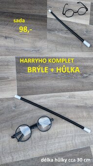 ČARODĚJNICE -doplňky - pavouk, hůlka, koště, nos... - 3