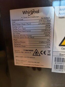Mobilní klimatizace Whirlpool PACB29CO - 3