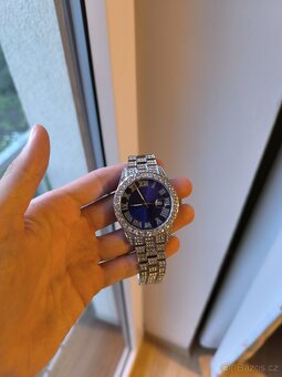 Luxusní stříbrné Quartz hodinky - 3
