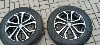 Prodám ALU kole R17 114,3x5 ET 43,5+ pneu 215/65 - 3