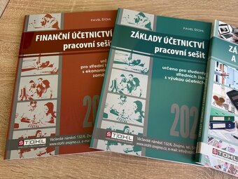 Učebnice a pracovní listy účetnictví ŠTOHL 4ks, nové - 3