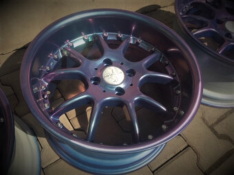 👉 Alu disky Keskin 17" 4x108 – měňavka - TOP stav - 3