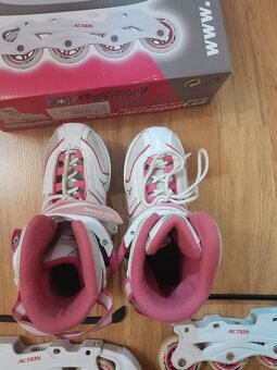 Dívčí roztahovací brusle 33-36. - 3