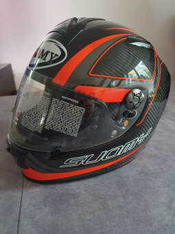 Integrální Přilba Helma Suomy SR-Sport Carbon Matt Red vel L - 3