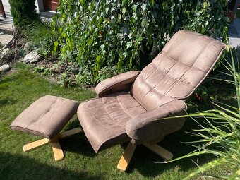 relaxační křeslo s podnožkou - 3