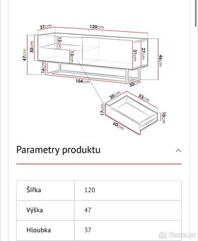Tv stěna + komoda - 3