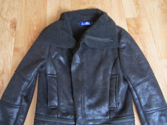 Dvě bundy v jedné, vzhled semiše, vel. S/M, podzimní/zimní - 3