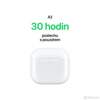 Prodám bezdrátová sluchátka Apple AirPods 4 - 3