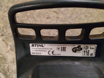 motorová pila stihl ms 251. - 3