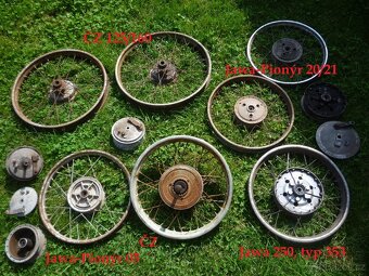 prodám náhradní díly na motorky, motor, kola, plechařina, .. - 3